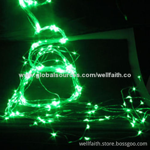 LED string lights with waterproof 110V transformer
